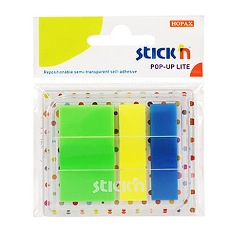 STİCK'N 21651 FİLM İNDEKS İŞARET BANDI 25x45 3 RENK (2165100-5001) - 1
