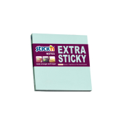 Stick'N 21663 Extra Yapışkanlı Not Kağıdı 76x76 90 Yaprak Pastel Mavi (2166300-5001) - 1