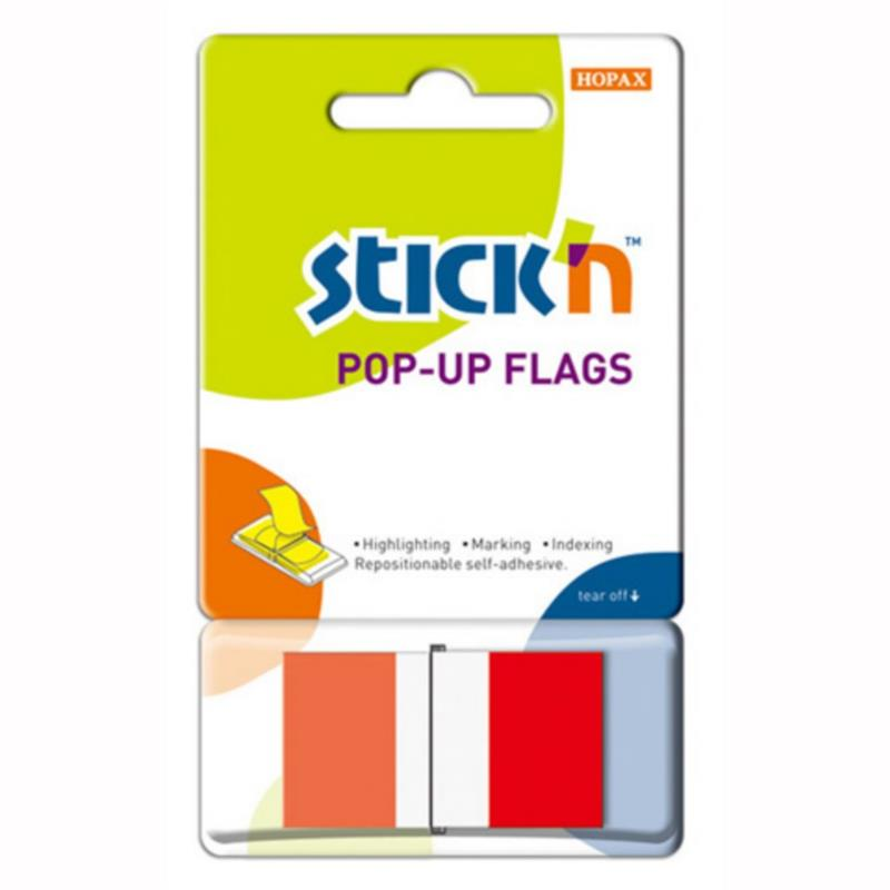 STİCK'N 2602100 İNDEKS İŞARET BANDI 25x45 KIRMIZI