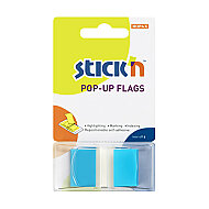 Stick'N 26024 Film İndeks İşaret Bandı 25x45 Mavi (2602400-5001) - STİCK'N