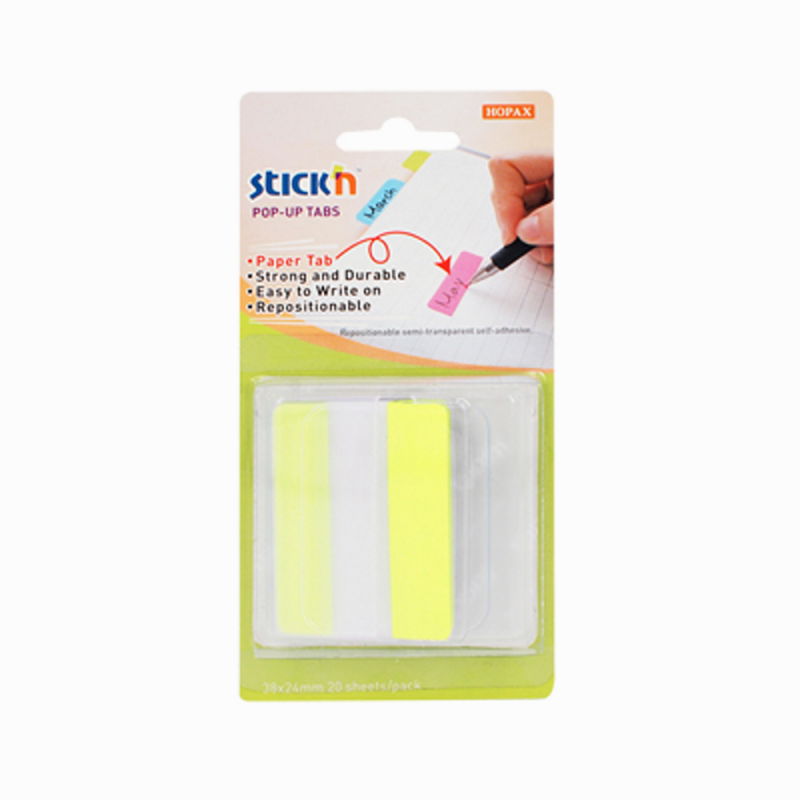 STİCK'N 2605400 İNDEKS İŞARET BANDI 38x50 SARI