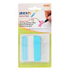 STİCK'N 26055 FİLM İNDEKS İŞARET BANDI 38x50 MAVİ (2605500-5001)