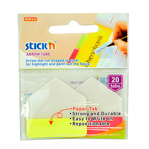 STİCK'N 26062 FİLM İNDEKS İŞARET BANDI 38x38 2 RENK (2606200-5001)