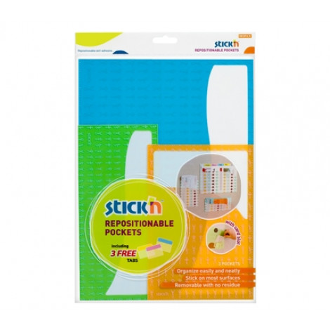 Stick'N 27003 Yapışkanlı Evrak Dosyası 3Lü - 1