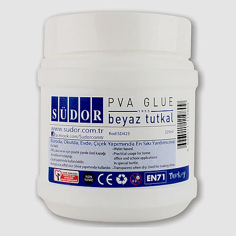 SÜDOR SD425 BEYAZ TUTKAL 225ml - 1