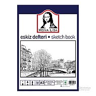 SÜDOR BN05-3 MONALİSA ESKİZ DEFTERİ A3 50 YAPRAK 120gr - SÜDOR