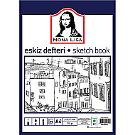 SÜDOR BN05-4 MONALİSA ESKİZ DEFTERİ A4 50 YAPRAK 120gr - SÜDOR