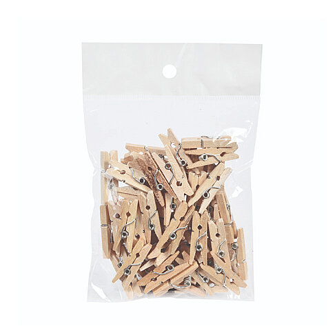 SÜDOR BS100 NATUREL KÜÇÜK BOY AHŞAP MANDAL 2.5cm 30LU - 1