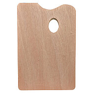 SÜDOR BS15-2 AHŞAP DİKDÖRTGEN RESİM PALETİ 25x30cm - SÜDOR
