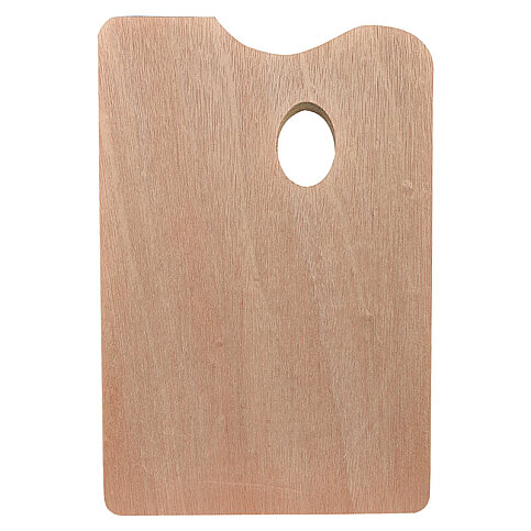 SÜDOR BS15-2 AHŞAP DİKDÖRTGEN RESİM PALETİ 25x30cm - 1