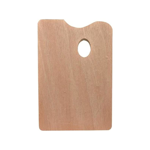 Südor Bs15-2 Ahşap Dikdörtgen Resim Paleti 25X30Cm - 1
