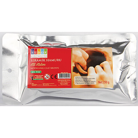 SÜDOR KİL252 SERAMİK HAMURU KAHVE 250gr - 1