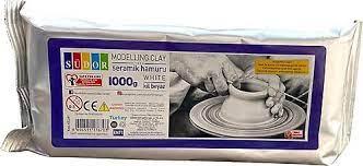 Südor Kil263 Seramik Hamuru Beyaz 1000gr - 1