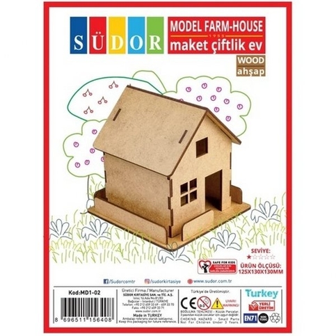 Südor Md1-02 Ahşap Maket Çiftlik Evi - 1
