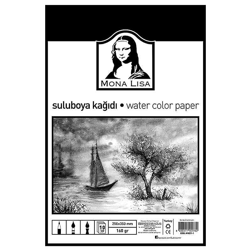 SÜDOR MN09-1 SULU BOYA KAĞIDI 25x35 160gr 10 YAPRAK