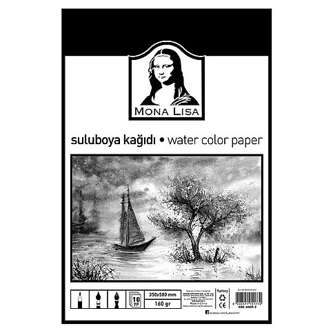 SÜDOR MN09-2 SULU BOYA KAĞIDI 35x50 160gr 10 YAPRAK - 1