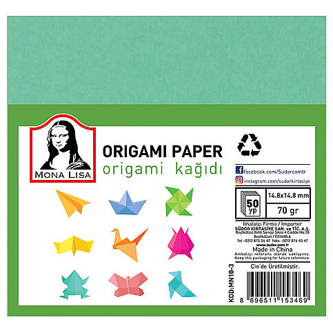 SÜDOR MN10-3 ORİGAMİ KAĞIDI 15x15 70gr - 2