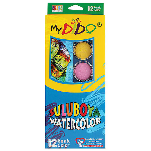 SÜDOR MY0123 MYDİDO SULU BOYA BÜYÜK BOY 12 RENK - 1