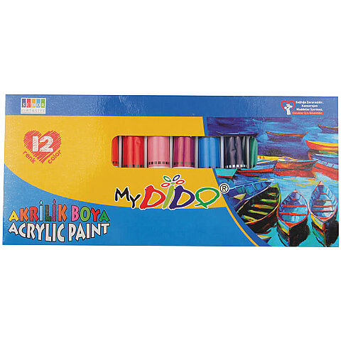 SÜDOR MY14 MYDİDO AKRİLİK BOYA 12 RENKx9ml - 1