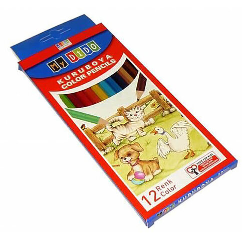 SÜDOR MYK02 MYDİDO TAM BOY KURU BOYA 12 RENK - 1