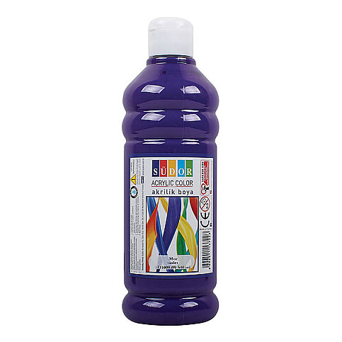 SÜDOR SD1009-09 AKRİLİK BOYA MOR 500ml - 1