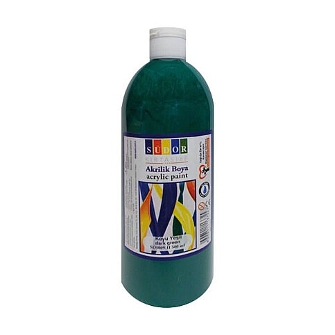 SÜDOR SD1009-11 AKRİLİK BOYA KOYU YEŞİL 500ml - 2