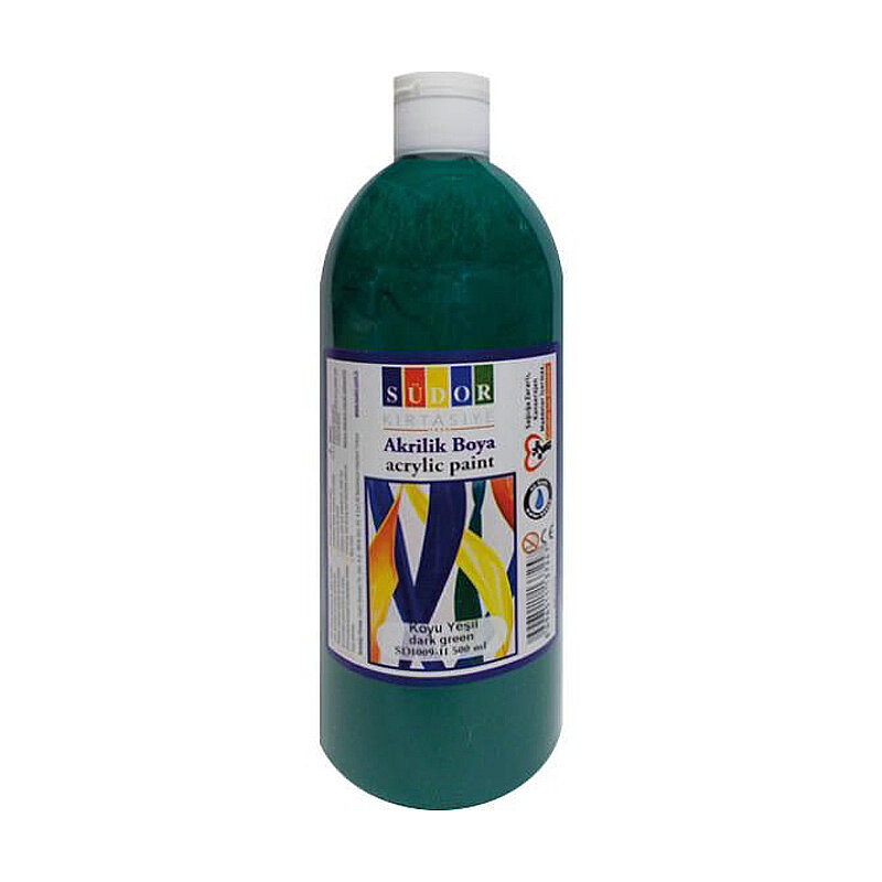 SÜDOR SD1009-11 AKRİLİK BOYA KOYU YEŞİL 500ml