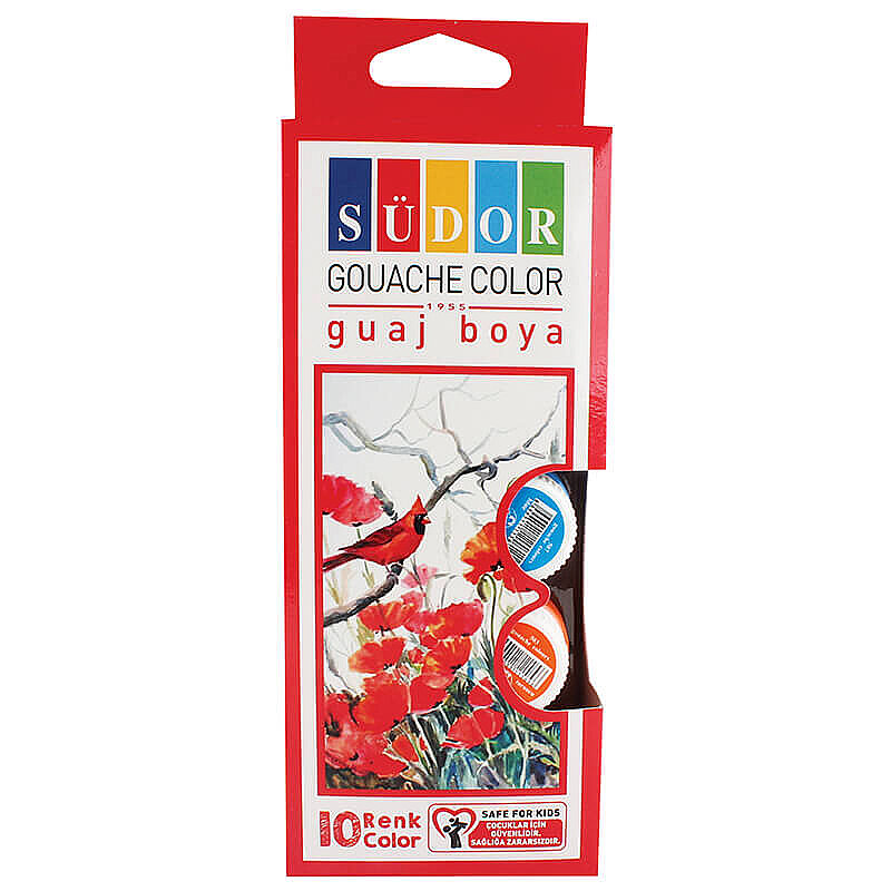 SÜDOR SD522 GUAJ BOYA 10 RENKx20ml
