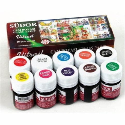 Südor Sd340 Cam Boyama Seti 10 Renkx25Ml - 1