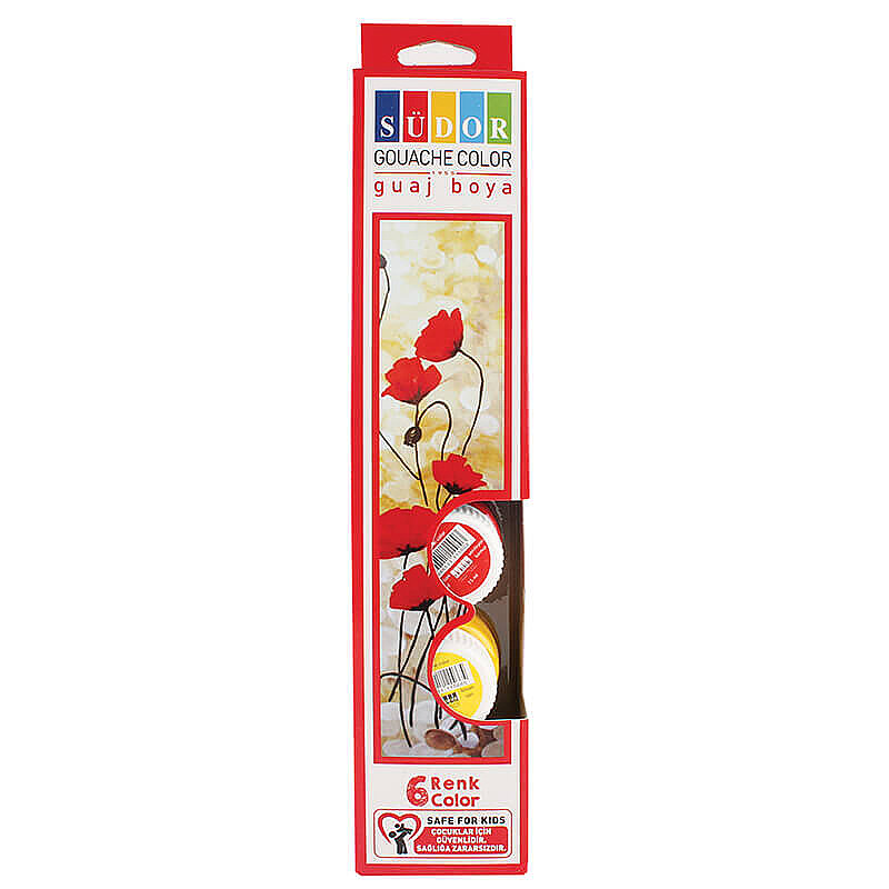 SÜDOR SD521 GUAJ BOYA 6 RENKx20ml