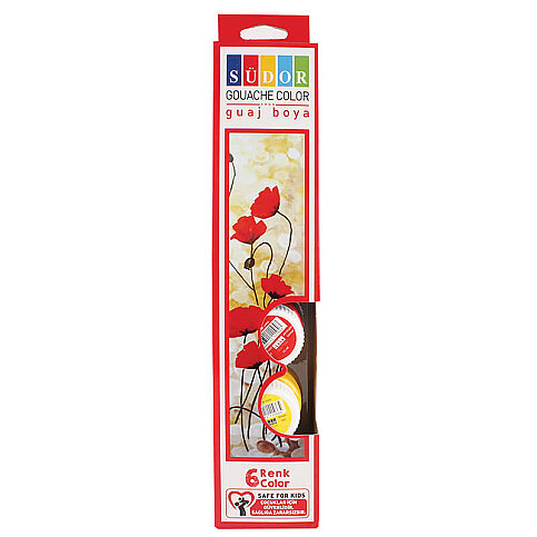 SÜDOR SD521 GUAJ BOYA 6 RENKx20ml - 1