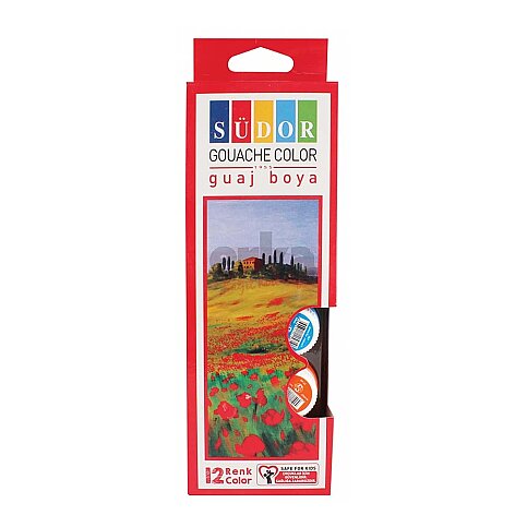 SÜDOR SD525 GUAJ BOYA 12 RENKx20ml - 1