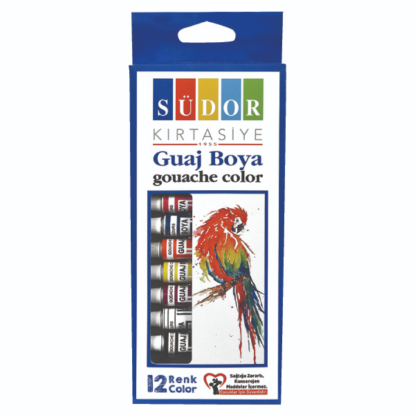 SÜDOR SD575 GUAJ BOYA 12 RENKx9ml