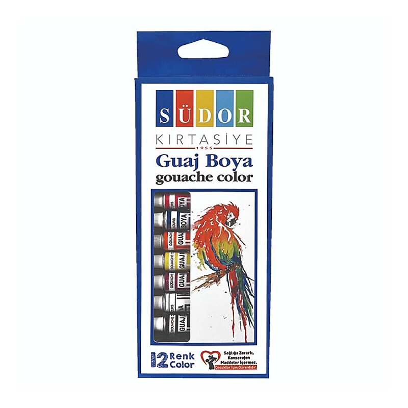 SÜDOR SD575 GUAJ BOYA 12 RENKx9ml