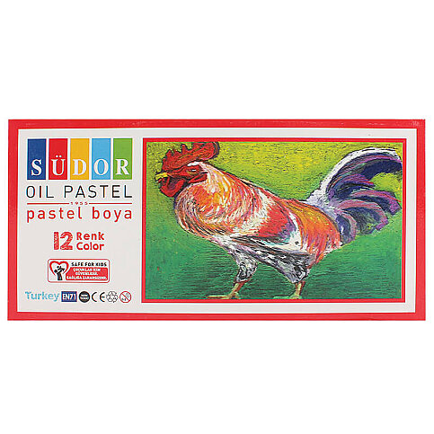 SÜDOR SD612 PASTEL BOYA 12 RENK - 1