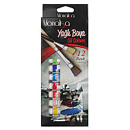 SÜDOR SD72512 MONALİSA YAĞLI BOYA 12 RENKx12ml - SÜDOR
