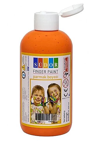 SÜDOR SD8008-03 PARMAK BOYASI TURUNCU 250ml - 1