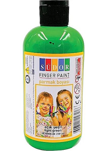 SÜDOR SD8008-10 PARMAK BOYASI AÇIK YEŞİL 250ml - 1