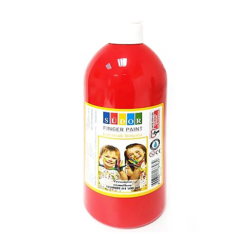 SÜDOR SD8009-04 PARMAK BOYASI VERMİYON 500ml - 1