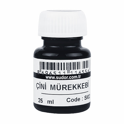 SÜDOR SI02-10 ÇİNİ MÜREKKEBİ SİYAH 25ml - 1