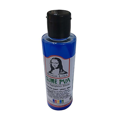 SÜDOR SL01-13 MONA LİSA SIVI YAPIŞTIRICI SLİME FOSFORLU MAVİ 70ml - 2
