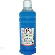 Südor Sl05-13 Mona Lisa Sıvı Yapıştırıcı Slime Fosforlu Mavi 500Ml - SÜDOR