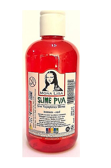 SÜDOR SL07-3 MONA LİSA SIVI YAPIŞTIRICI SLİME KIRMIZI 250ml