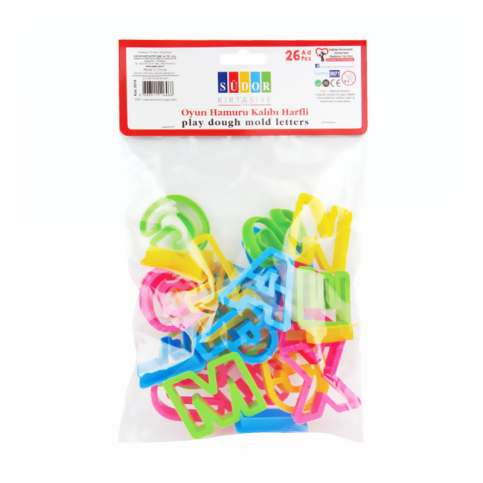 Südor So18 Oyun Hamuru Kalıbı Harfli 26Lı Set - 1