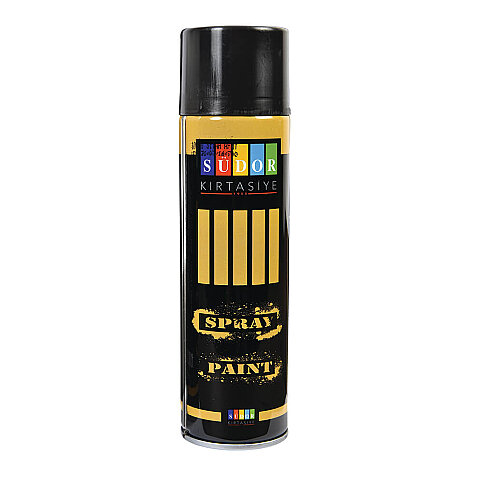 SÜDOR SPR100-10 SPREY BOYA SİYAH 200ml - 1