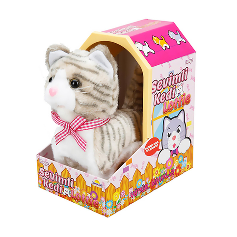 Sunman Peluş Sevimli Kedi Lottie (47191) - 1