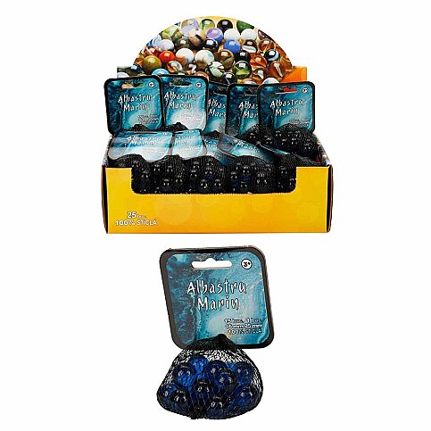 Sunman Misket Marble Cyrstal Blue 15+1 File (2997) - 1