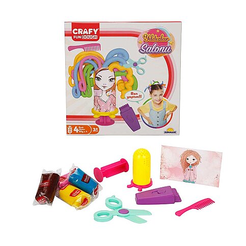 Sunman Oyun Hamuru Seti Yıldızlar Salon 4 Renkx50gr (2014) - 1