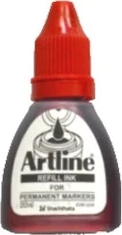 ARTLİNE ESK-50A TAHTA KALEM MÜREKKEBİ KIRMIZI 20ml (A-ESK-50A RED) - 1