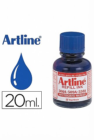 ARTLİNE ESK-50A TAHTA KALEM MÜREKKEBİ MAVİ 20ml (A-ESK-50A BLUE) - 2